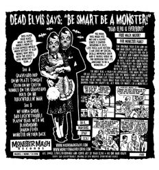 Dead Elvis & His One Man Grave ‎– Monster Masquerade (Vinyl Maniac - record store shop)
