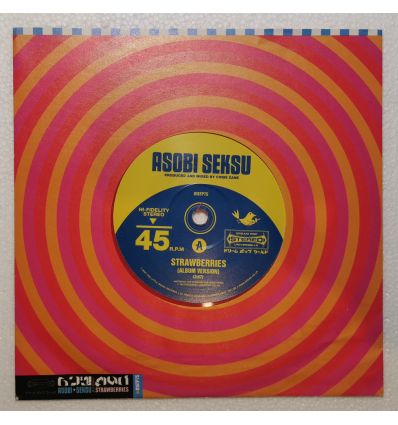Asobi Seksu - Strawberries (7", 45 RPM, Single, Limited Edition, Red)