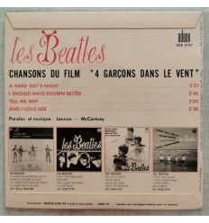 Les Beatles - Chansons Du Film "4 Garçons Dans Le Vent" (1964, 45 tours, 7", Single)