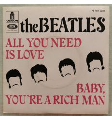 The Beatles - All You Need Is Love / Baby You're A Rich Man (1967, 7", Single, vinyl)