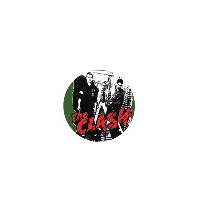 Badge 25 mm Vinyl Maniac - The Clash - 1977