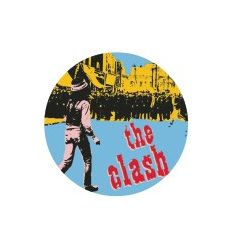 Badge 25 mm Vinyl Maniac - The Clash - Super Black Market Clash