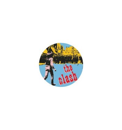 Button Badge 25 mm The Clash - Super Black Market Clash
