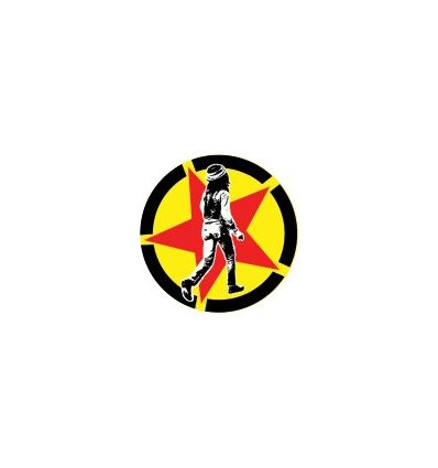 Badge 25 mm Vinyl Maniac - The Clash - Red Star Market Clash